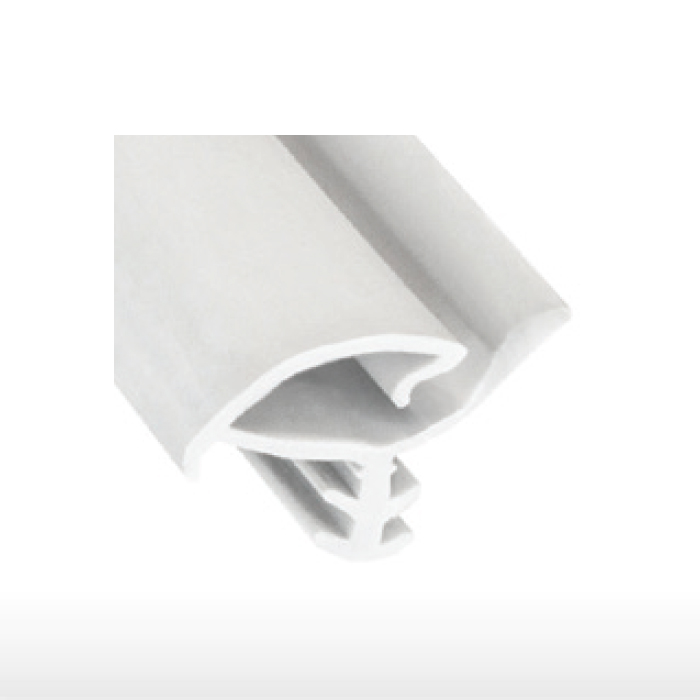 737 F - Junta de caucho para marco de puerta batiente (aluminio)